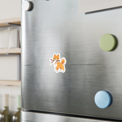 Sakura Shiba Sticker