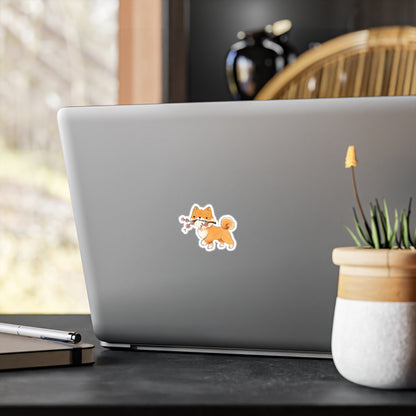 Sakura Shiba Sticker