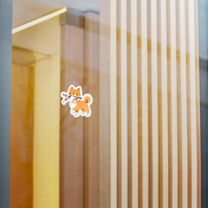 Sakura Shiba Sticker