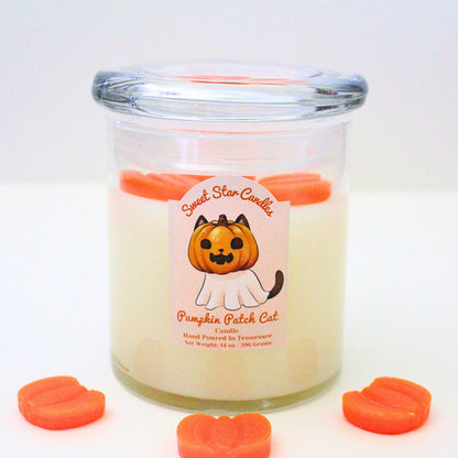 Pumpkin Patch Cat Candle