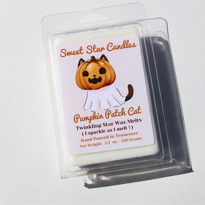 Pumpkin Patch Cat Extra Large Wax Melt | Signature Scents Collection (5.3 oz)