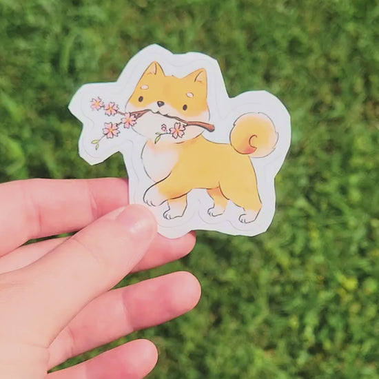 shiba inu sticker