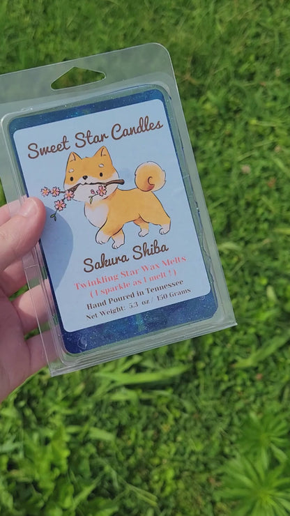 Jelly Gel Wax Melt Sakura Shiba Scented Extra Large | 5.3 oz