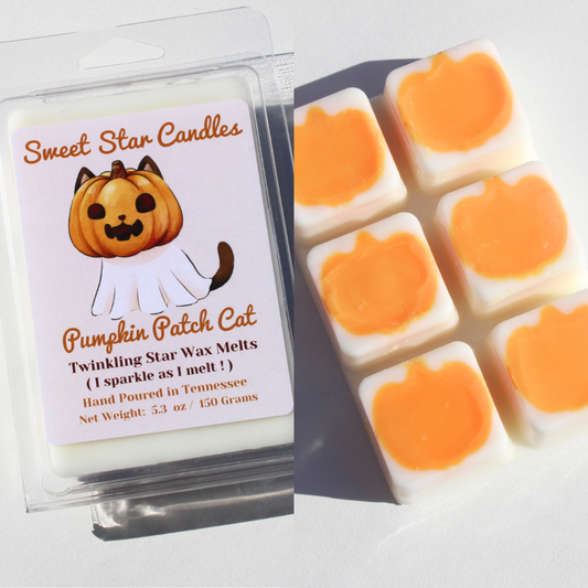 pumpkin patch cat soy wax melt 
