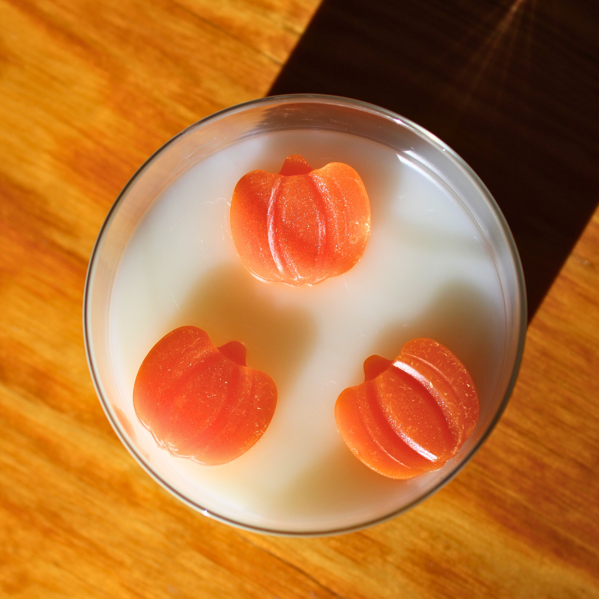 pumpkin flameless wickless candle