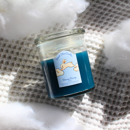 Wickless Candle Breezy Bunny Scented | 14 oz